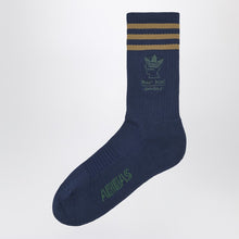  adidas x Brain Dead Blue socks with logo