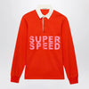 J.W. Anderson JW Anderson Bright red Super Speed polo shirt