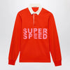 J.W. Anderson JW Anderson Bright red Super Speed polo shirt