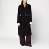 Tagliatore Brown alpaca-blend belted coat