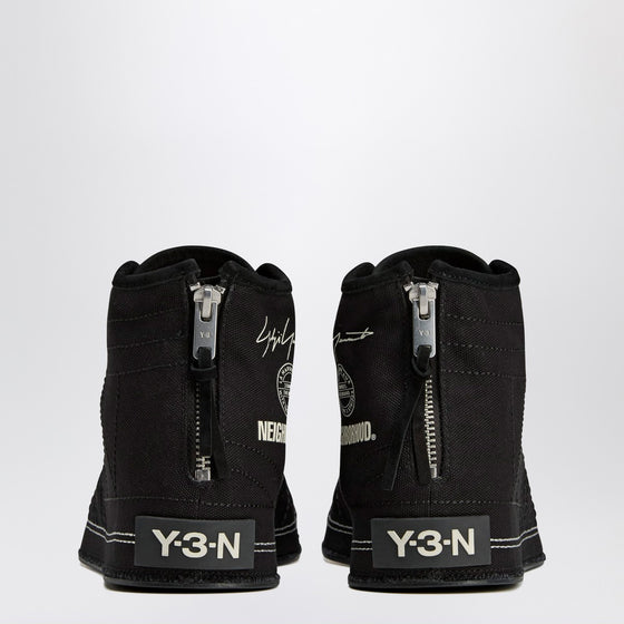 adidas Y-3 X Neighborhood Black canvas sneakers
