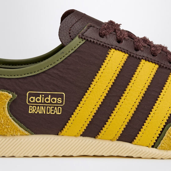 adidas x Brain Dead Sneaker Japan Lo Shadow Brown/Hazy Yellow/Off White