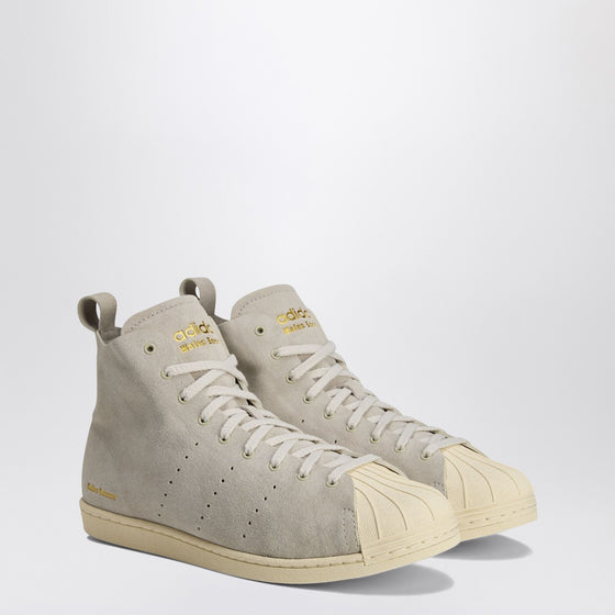 adidas by Wales Bonner Sneaker Superstar Hi Mist Stone/Wonder White/Gold Metallic