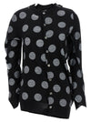 Junya Watanabe Polka Dot Maxi Cardigan