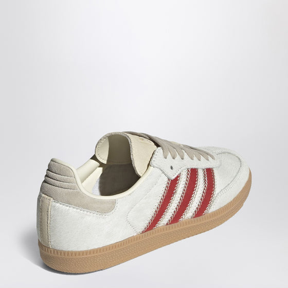 adidas Originals Sneaker Samba OG in white pony hair