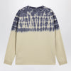J.W. Anderson JW Anderson Écru/Navy Logo Print Sweatshirt