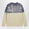 J.W. Anderson JW Anderson Écru/Navy Logo Print Sweatshirt