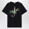 J.W. Anderson JW Anderson Navy blue T-shirt with embroidered logo