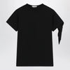 J.W. Anderson JW Anderson Knotted-sleeve jersey T-shirt in black cotton