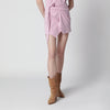 ISABEL MARANT Berenice pink jersey mini skirt