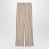LouLou De Saison Beige wool and cashmere trousers