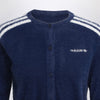 adidas Originals Indigo blue fluffy knitted cardigan