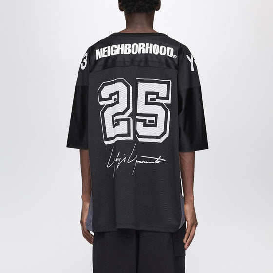 adidas Y-3 X Neighborhood Black/white oversized sports T-shirt