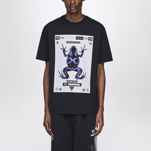  adidas Y-3 X Neighborhood Black oversized T-shirt with logo prints