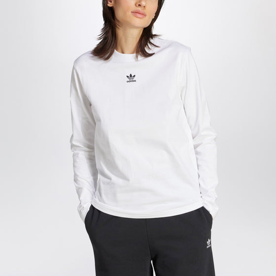 adidas Originals White long-sleeved Essentials T-shirt