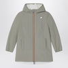 K-Way Denise Warm reversible jacket green/gardenia white