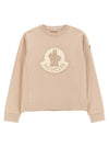Moncler Enfant Rhinestone Logo Sweatshirt