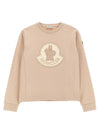 Moncler Enfant Rhinestone Logo Sweatshirt