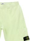 Stone Island Junior Cargo Badge Logo Bermuda Shorts
