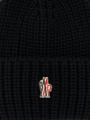 Moncler Grenoble Logo Patch Beanie