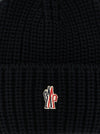 Moncler Grenoble Logo Patch Beanie