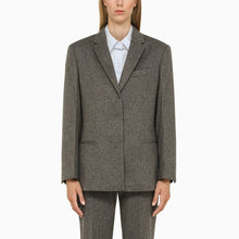  Calvin Klein Grey wool tailored jacket