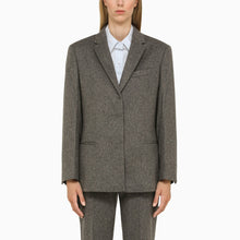  Calvin Klein Grey wool tailored jacket