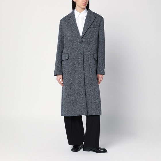Calvin Klein Single-breasted coat in wool blend