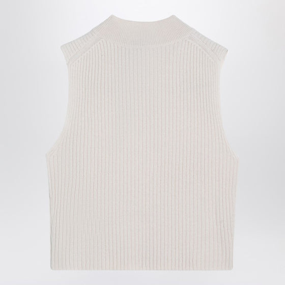 Calvin Klein Ribbed wool waistcoat