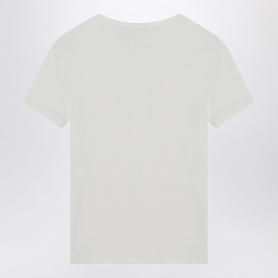Calvin Klein White ribbed T-shirt