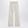 Calvin Klein Relaxed Flared beige jeans in linen blend