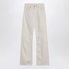 Calvin Klein Relaxed Flared beige jeans in linen blend