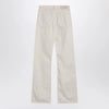 Calvin Klein Relaxed Flared beige jeans in linen blend