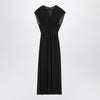 Calvin Klein Black midi dress with belt