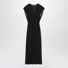 Calvin Klein Black midi dress with belt