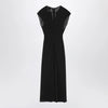 Calvin Klein Black midi dress with belt