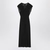Calvin Klein Black midi dress with belt