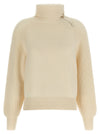 Agnona High Neck Sweater With Zip