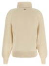 Agnona High Neck Sweater With Zip