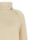 Agnona High Neck Sweater With Zip