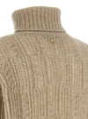 Agnona Openwork Turtleneck Sweater
