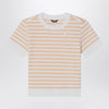 K-Way Emel T-shirt white/beige striped