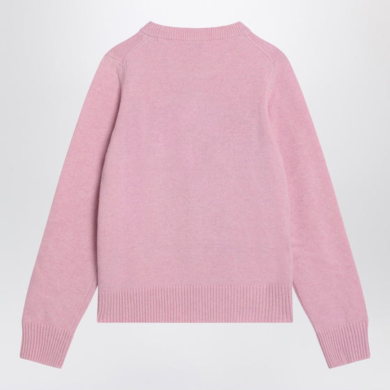 GANNI Pink sweater with poodle