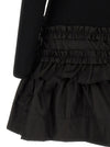 Ganni Melange Rib Knit Mini Dress