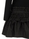 Ganni Melange Rib Knit Mini Dress