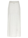 Ganni Shiny Pointelle Knit Skirt