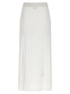 Ganni Shiny Pointelle Knit Skirt
