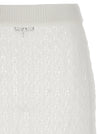 Ganni Shiny Pointelle Knit Skirt