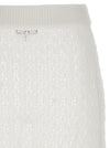 Ganni Shiny Pointelle Knit Skirt