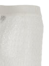 Ganni Shiny Pointelle Knit Skirt